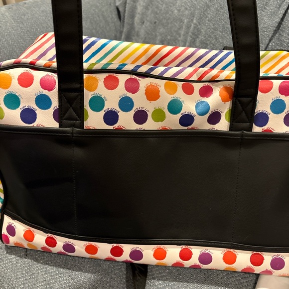 Betsey Johnson Polka Dot Weekender Travel Bag - Multicolor - Picture 5 of 16